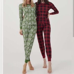 NWT Pact 100% Organic Cotton Mens XS/Womens S Birch Tree Pajamas *PLEASE READ*